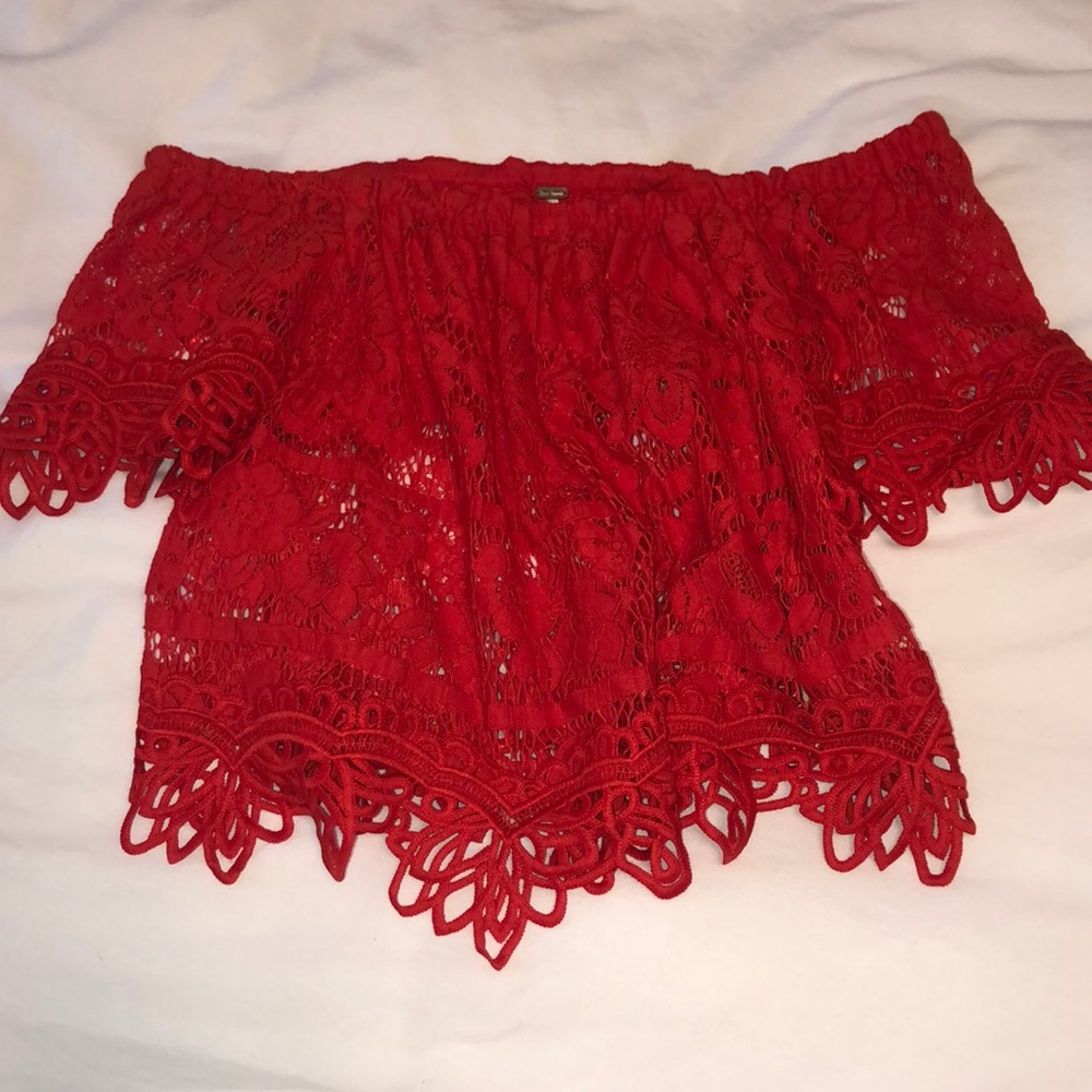 Off the shoulder shirt